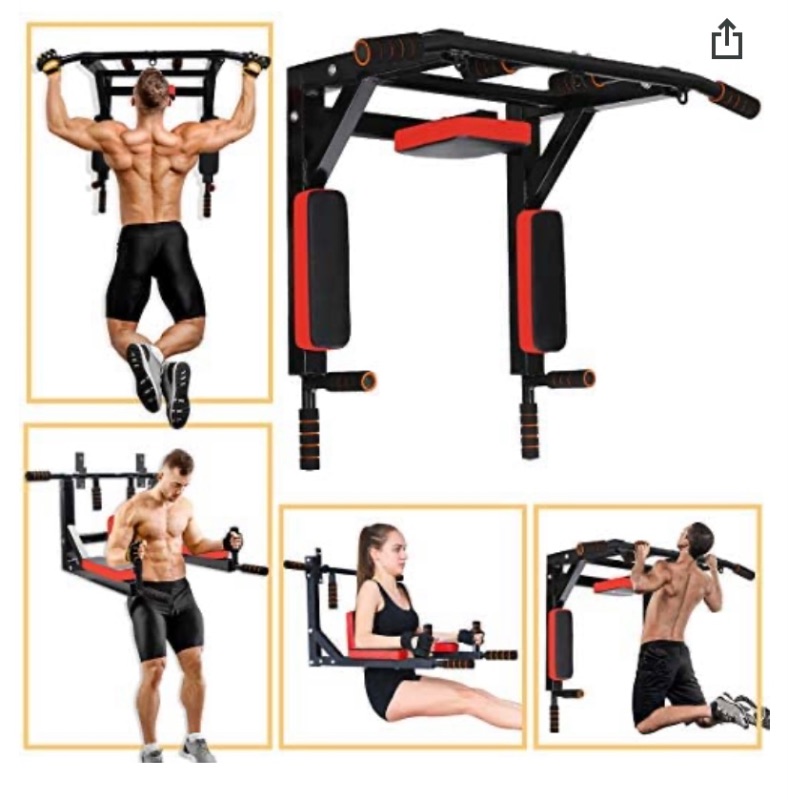 Photo 1 of 279114… multifunctional wall hanging fitness station- pull-ups, hip flexor, dips, hang heavy bag and more