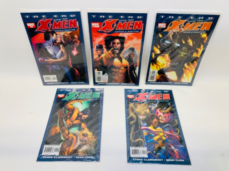 Photo 1 of 279129…5 X-men comics in plastic sleeves 