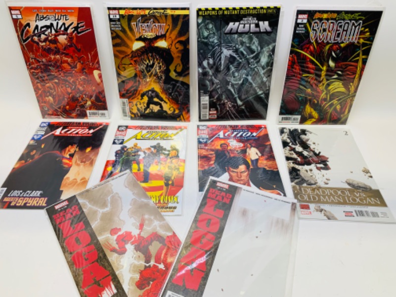 Photo 1 of 279130…10 comics in plastic sleeves 