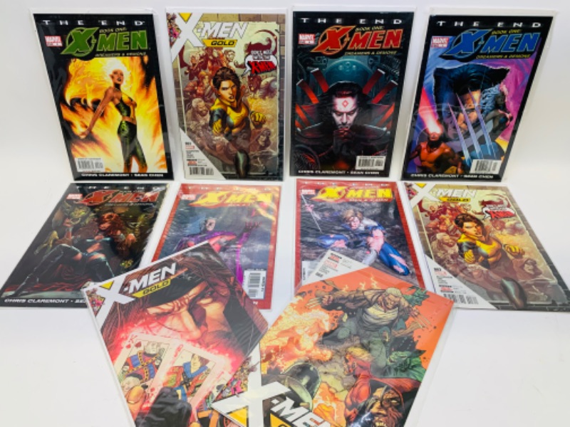 Photo 1 of 279140…10 X-men comics in plastic sleeves 