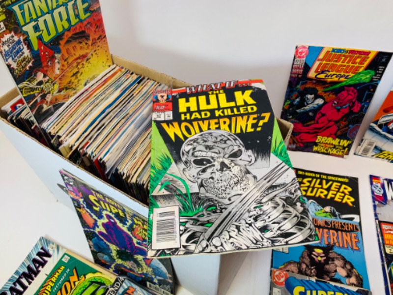 Photo 5 of 279146…150+misc unsleeved comics in comic box - many show wear or damage from age