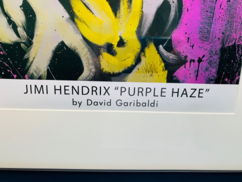 Photo 3 of 279175…19 x 24 framed Jimi Hendrix print by David Garibaldi 