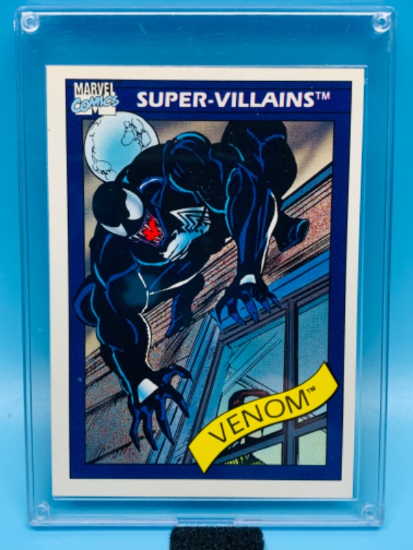 Photo 1 of 279263…marvel comics venom super-villains card 73 in hard plastic case 