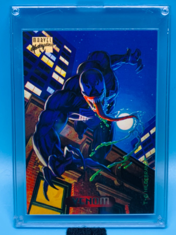 Photo 1 of 279269… Marvel masterpieces venom card 131 in hard plastic case