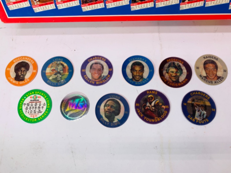 Photo 2 of 279296…vintage 7-11 slurpee sports 3D coins and Barcelona basketball team puzzle 