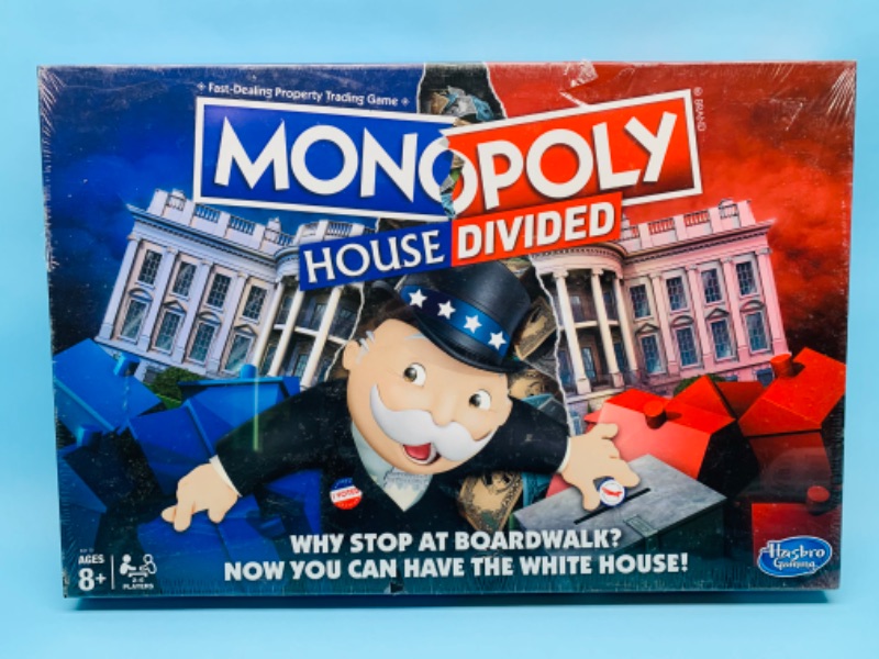 Photo 1 of 279325….sealed monopoly house divided board game 