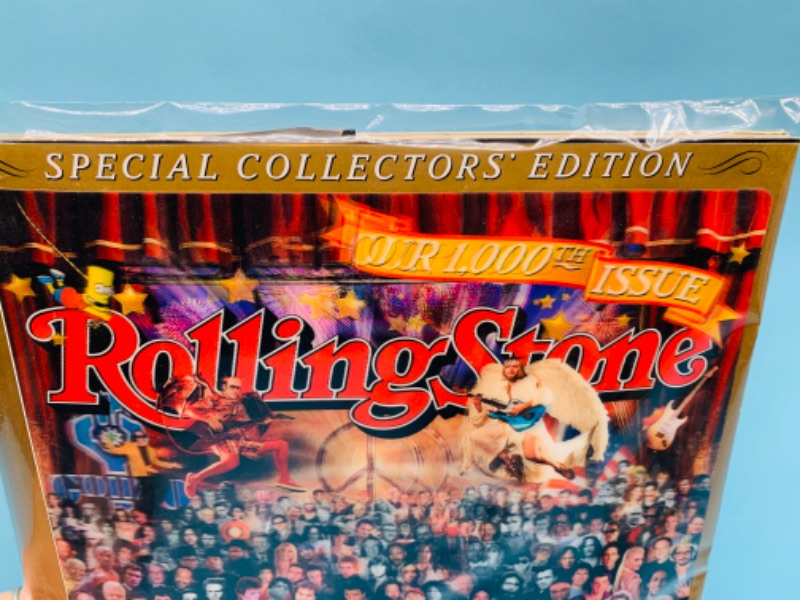 Photo 2 of 279328…rolling stone special 1,000th collectors edition 3-D issue magazine in plastic sleeve 