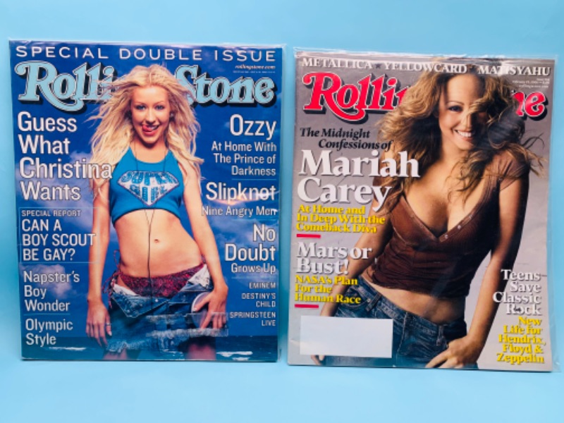 Photo 1 of 279330…2 rolling stone magazines from the 2000’s in plastic sleeves 