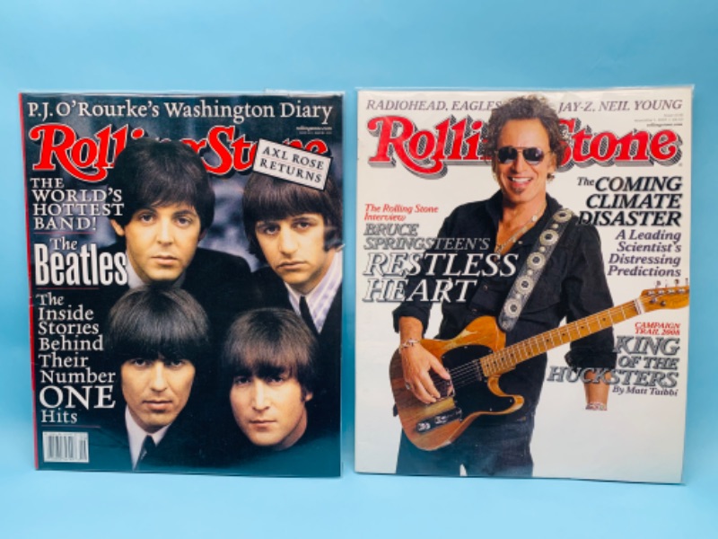 Photo 1 of 279331…2 rolling stone magazines from the 2000’s in plastic sleeves 