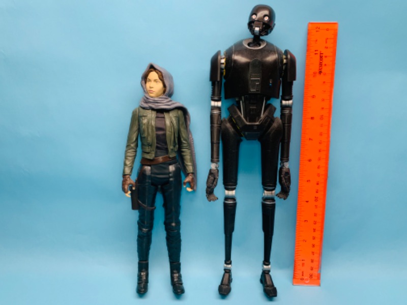 Photo 1 of 279353…2 large Star Wars action figures 