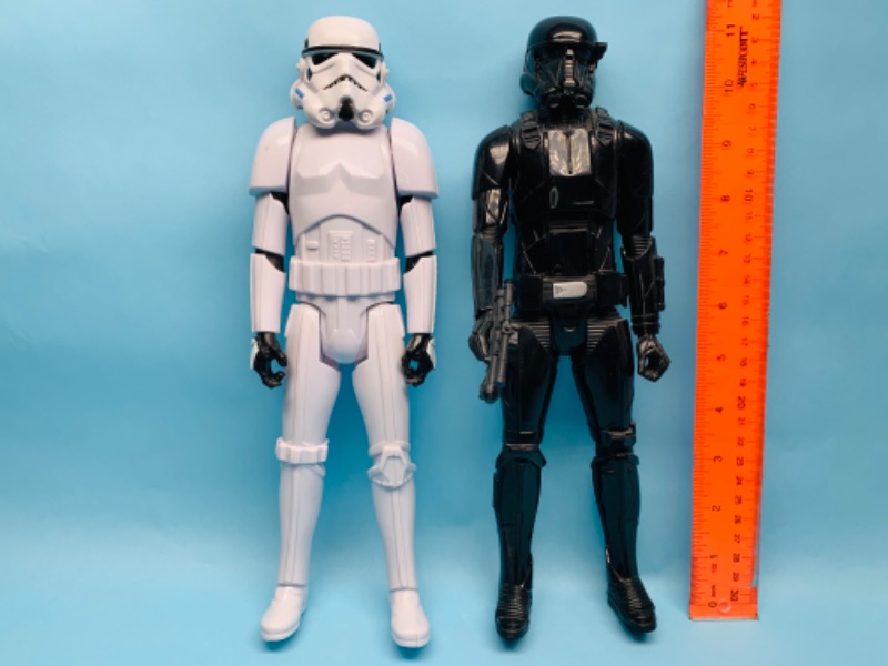 Photo 1 of 279354…2 large 11” Star Wars action figures 