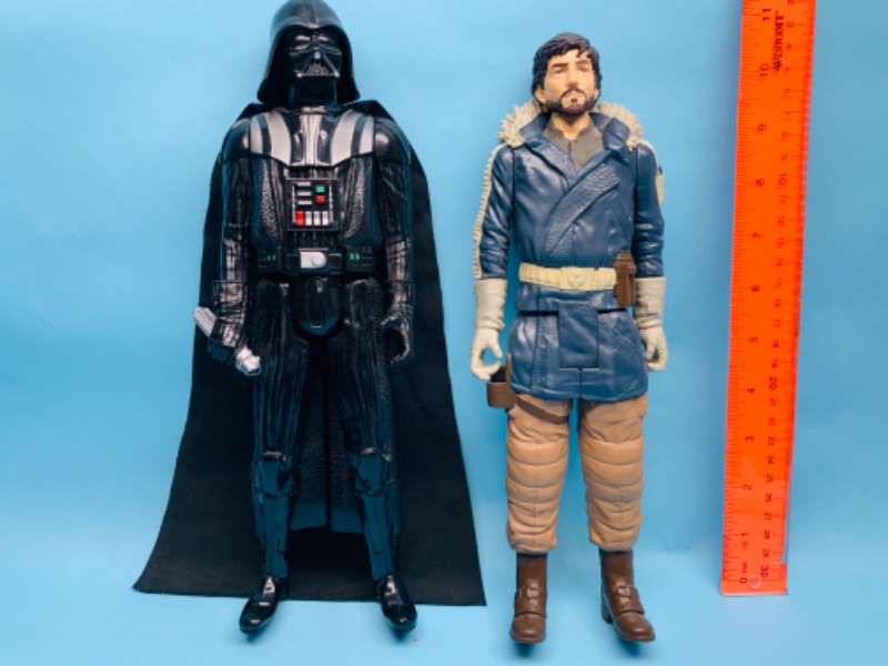 Photo 1 of 279355…2 large 12” Star Wars action figures 