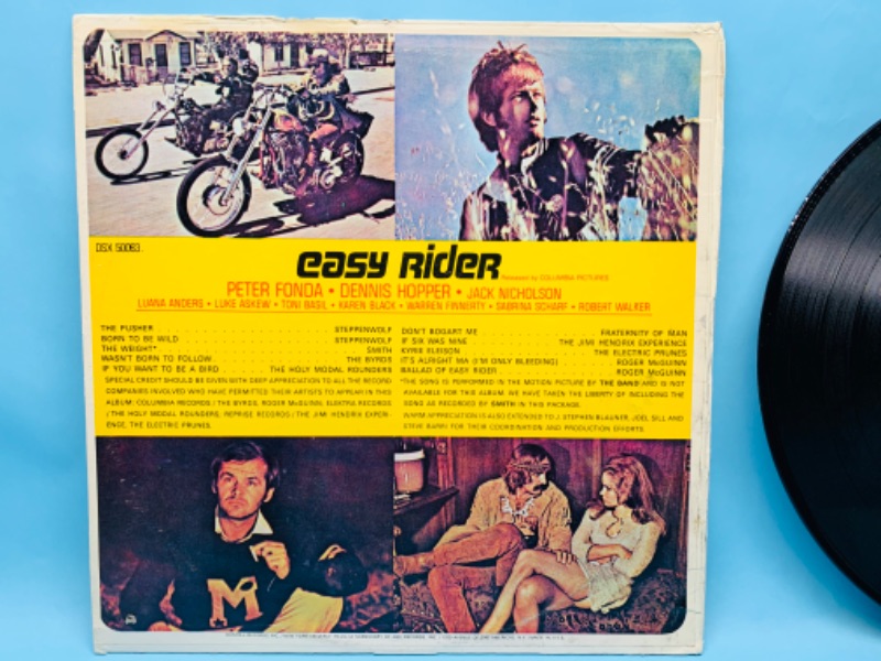 Photo 2 of 279380…great condition vintage Easy Rider soundtrack vinyl record in plastic sleeve 