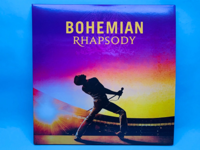 Photo 4 of 279382…great condition Queen Bohemian Rhapsody soundtrack 2 vinyl record set in plastic sleeve cover and records in great condition 