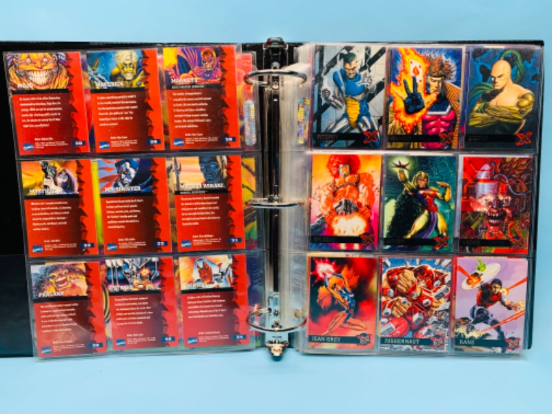 Photo 3 of 279386…108 marvel trading cards in binder- not all pages are photographed 