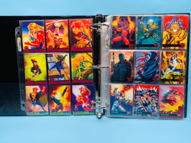 Photo 1 of 279386…108 marvel trading cards in binder- not all pages are photographed 