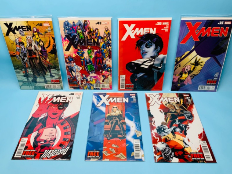 Photo 1 of 279413…7 X-men comics in plastic sleeves 