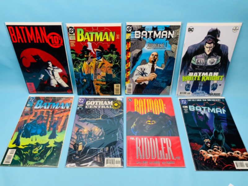 Photo 1 of 279423…8 Batman comics in plastic sleeves