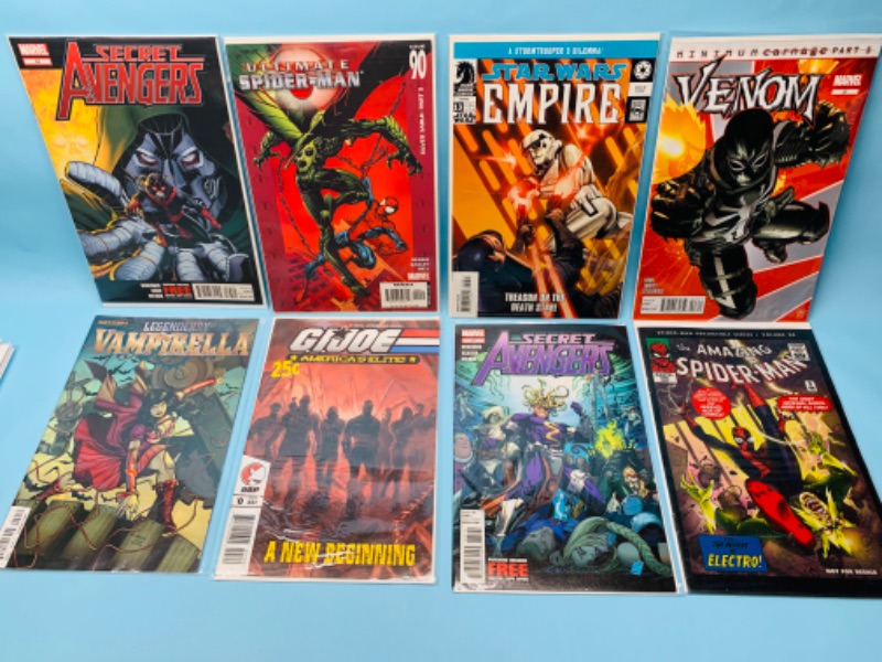 Photo 1 of 279443…8 Comics in plastic sleeves