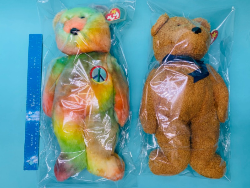 Photo 1 of 279513…2 Xlarge ty beanie babies in plastic bags 