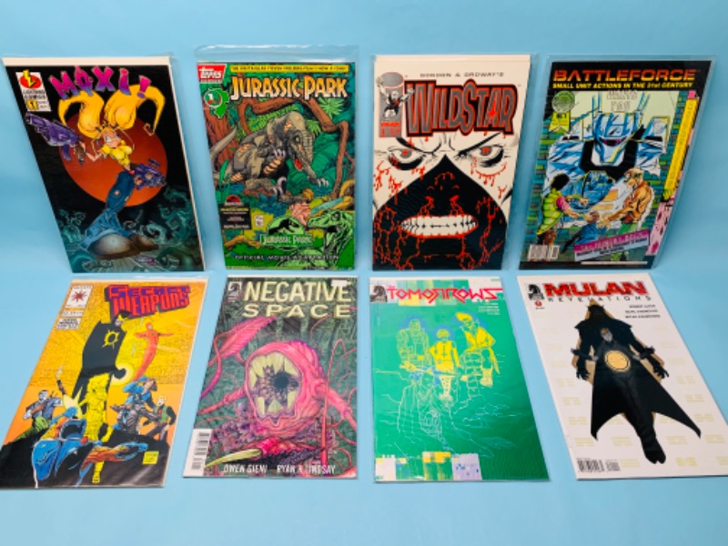 Photo 1 of 279666… 8 comics all number ones in plastic sleeves 
