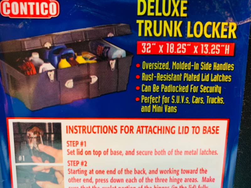 Photo 3 of 279706…contico deluxe trunk locker 32 x 18 x 13  