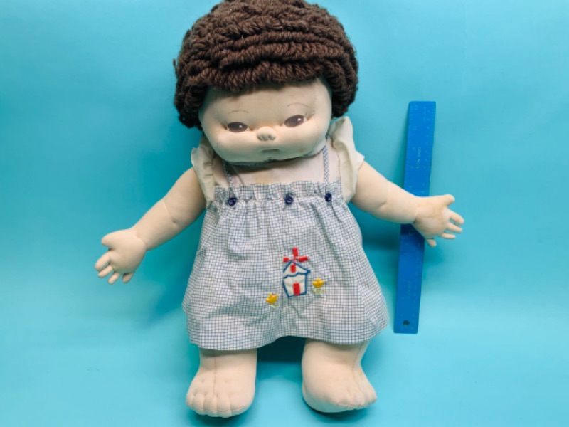 Photo 1 of 279710…vintage stuffed baby doll - has stains from age 