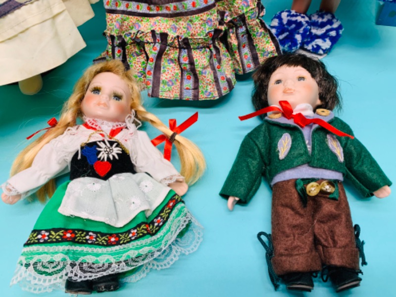 Photo 3 of 279716…vintage dolls, 3 are porcelain 
