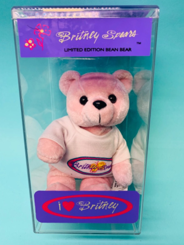 Photo 1 of 279726…Britney spears limited edition bean bear in display case 