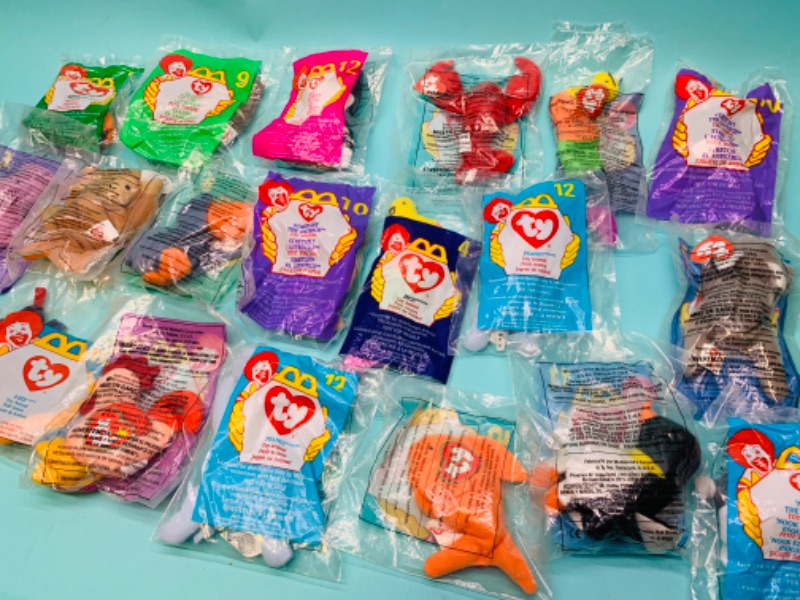 Photo 3 of 279738…20 vintage McDonald’s TY beanie babies happy meal toys in packages 