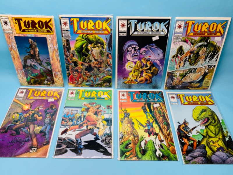 Photo 1 of 279759…8 turok comics in plastic sleeves 