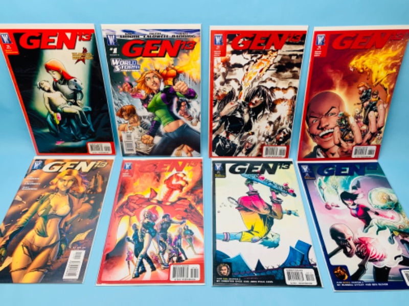 Photo 1 of 279763…8 gen 13 Comics in plastic sleeves