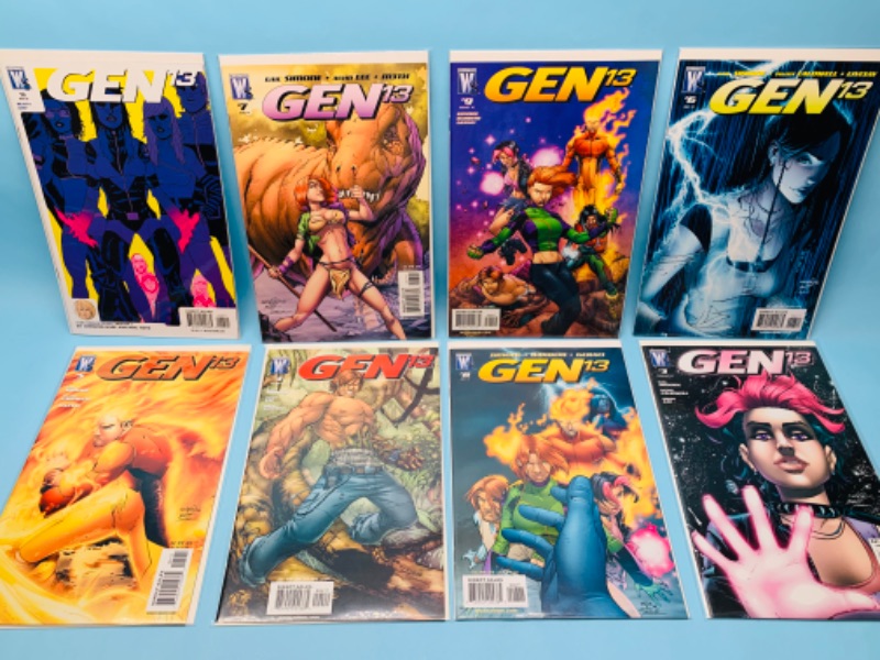 Photo 1 of 279766…8 gen 13 comics in plastic sleeves 