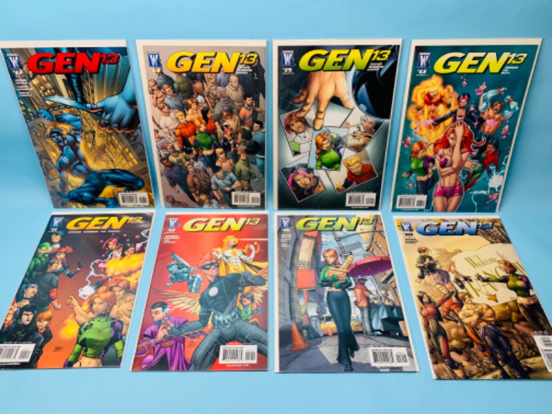 Photo 1 of 279770…8 gen 13 Comics  in plastic sleeves