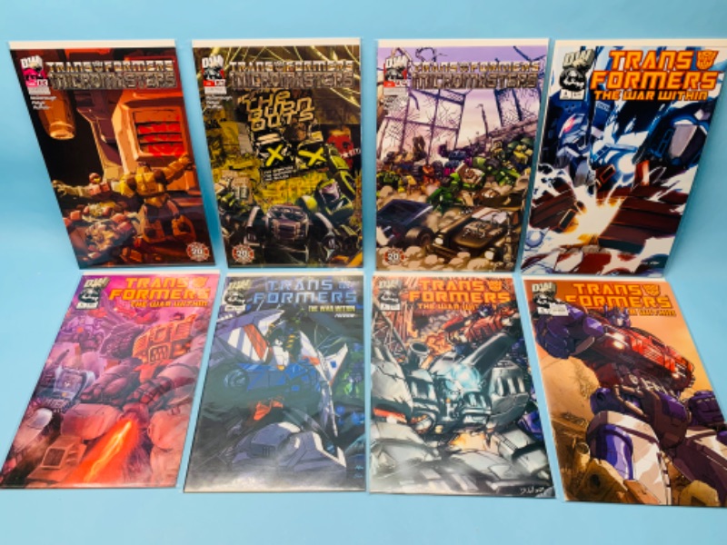 Photo 1 of 279821…8 Transformers comics in plastic sleeves