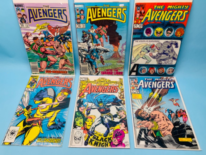 Photo 1 of 279826…6 avengers comics in plastic sleeves 