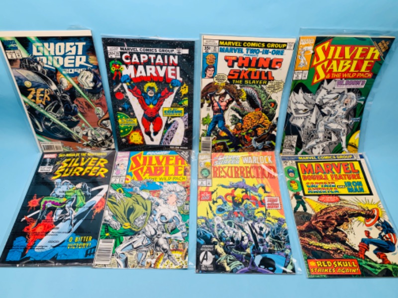 Photo 1 of 279831…8 vintage comics in plastic sleeves 