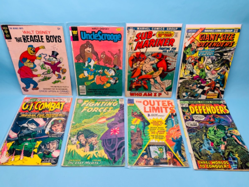 Photo 1 of 279833…shows wear- vintage comics $.12-$.50 cents in sleeves - see photos 