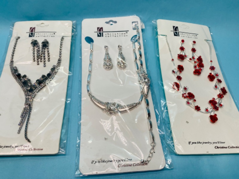 Photo 1 of 279835… 3 Christina collection fashion jewelry in packages 