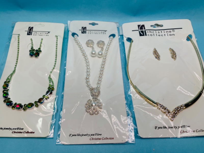 Photo 1 of 279838… 3 Christina collection fashion jewelry in packages 