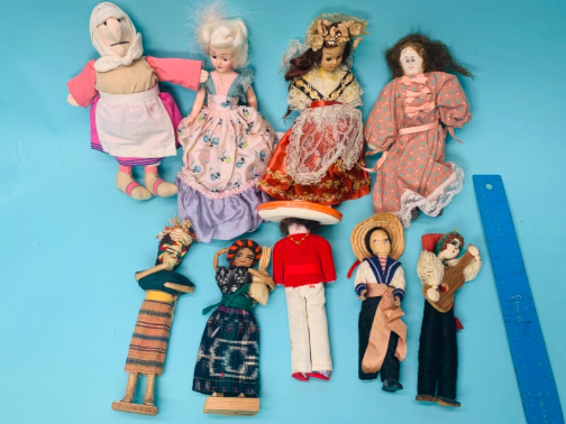 Photo 1 of 279864…antique/vintage dolls - some shows wear or damage