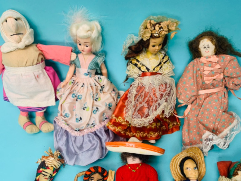 Photo 3 of 279864…antique/vintage dolls - some shows wear or damage