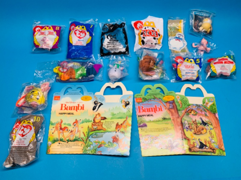 Photo 1 of 279911…sealed vintage McDonald’s happy meal toys 