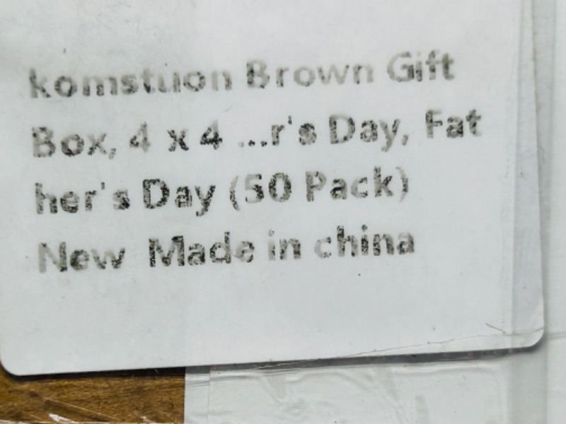 Photo 1 of 279930… 4 x 4” gift boxes - 50 count