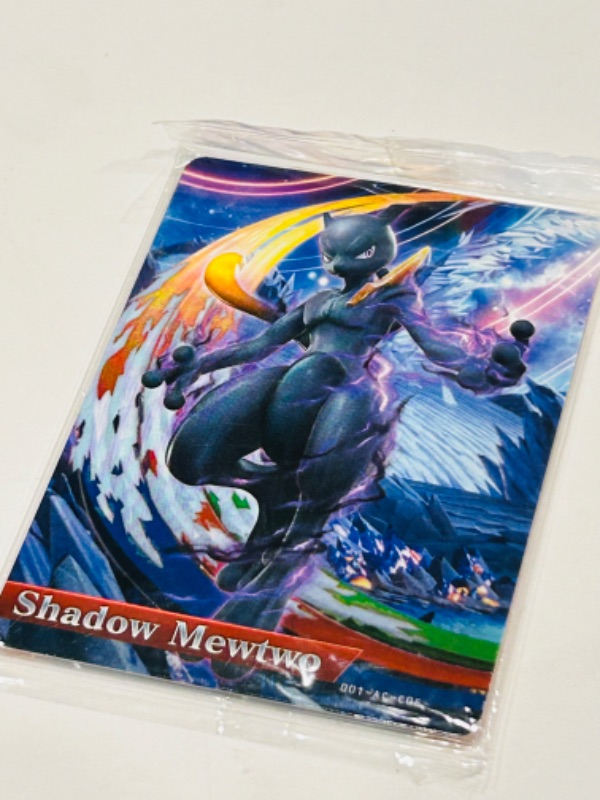 Photo 3 of 279939…sealed Amiibo Pokken Tournament Shadow Mewtwo Pokémon card  in hard plastic case 