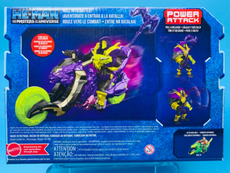 Photo 2 of 281540…  he-man masters of the universe skeletor and Painthor toy in original box 