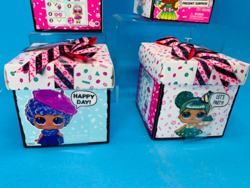Photo 3 of 281549… 4 LOL surprise present happy day gift boxes 
