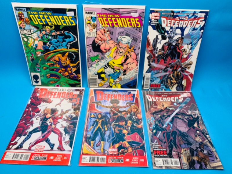 Photo 1 of 281576…6 defenders comics in plastic sleeves 