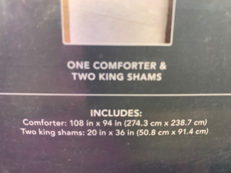 Photo 1 of 281618… studio McGee threshold king size lace border cotton slub comforter set in bag 