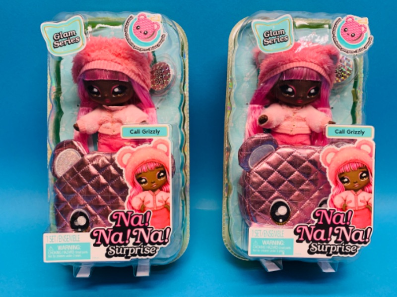 Photo 1 of 281621… 2 Na! Na! Na! Surprise glam series dolls in original packages 